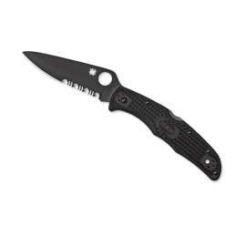 SPYDERCO ENDURA 4 FRN BLACK BLADE POCKET KNIFE