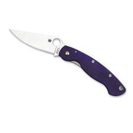 NAVALHA SPYDERCO MILITARY G-10 DARK BLUE