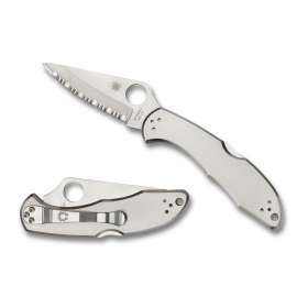 SPYDERCO DELICA 4 STAINLESS STEEL ZAKMES