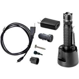 TASCHENLAMPEN LED MAG-TAC SCHWARZ CROWNED BEZEL WIEDERAUFLADBARE